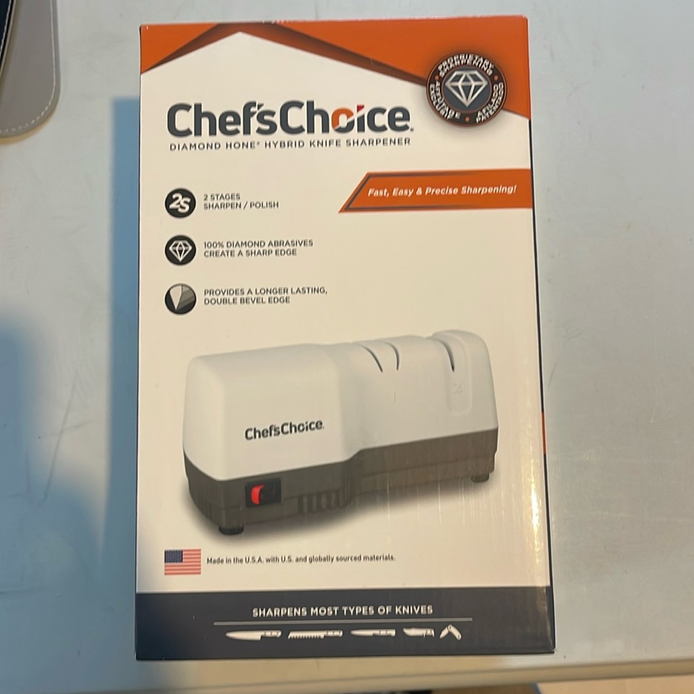 Chef’s choice diamond Home hybrid, knife, sharpener